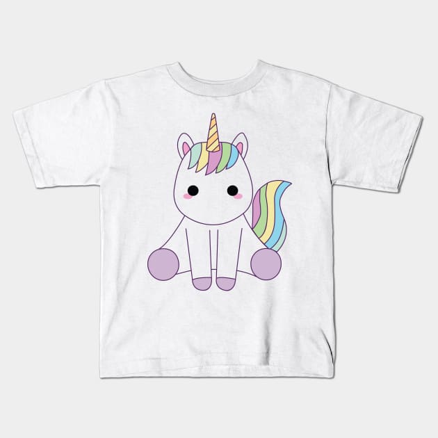 Underground UNICORN , Unicorn Kids T-Shirt by Unicorn Artist